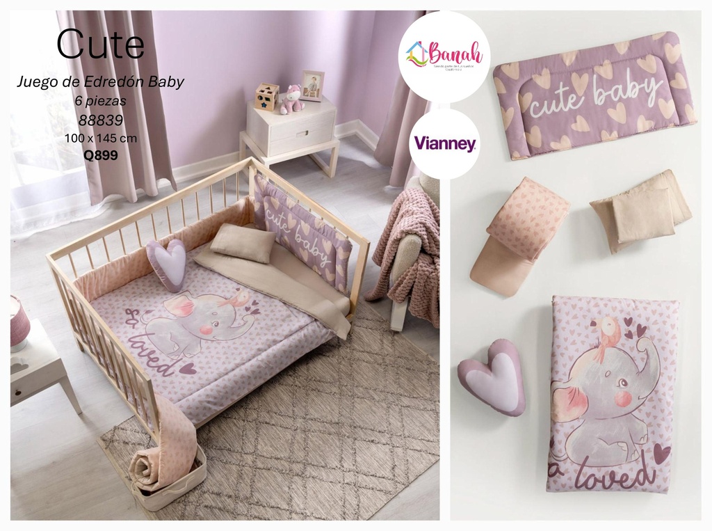 Juego De Edredón Baby Cute