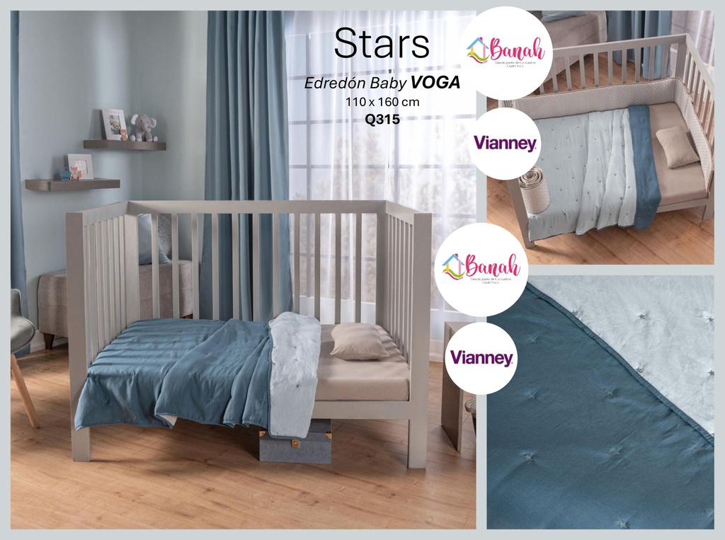 Edredón Baby Voga Stars