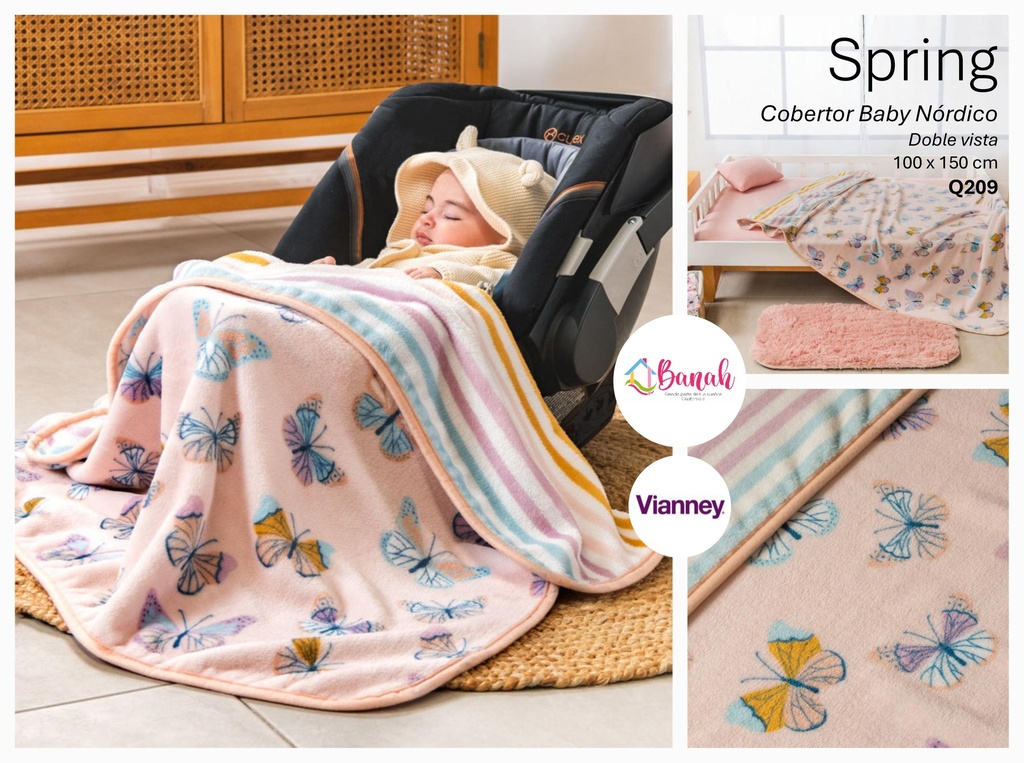 Cobertor Baby Nórdico Spring