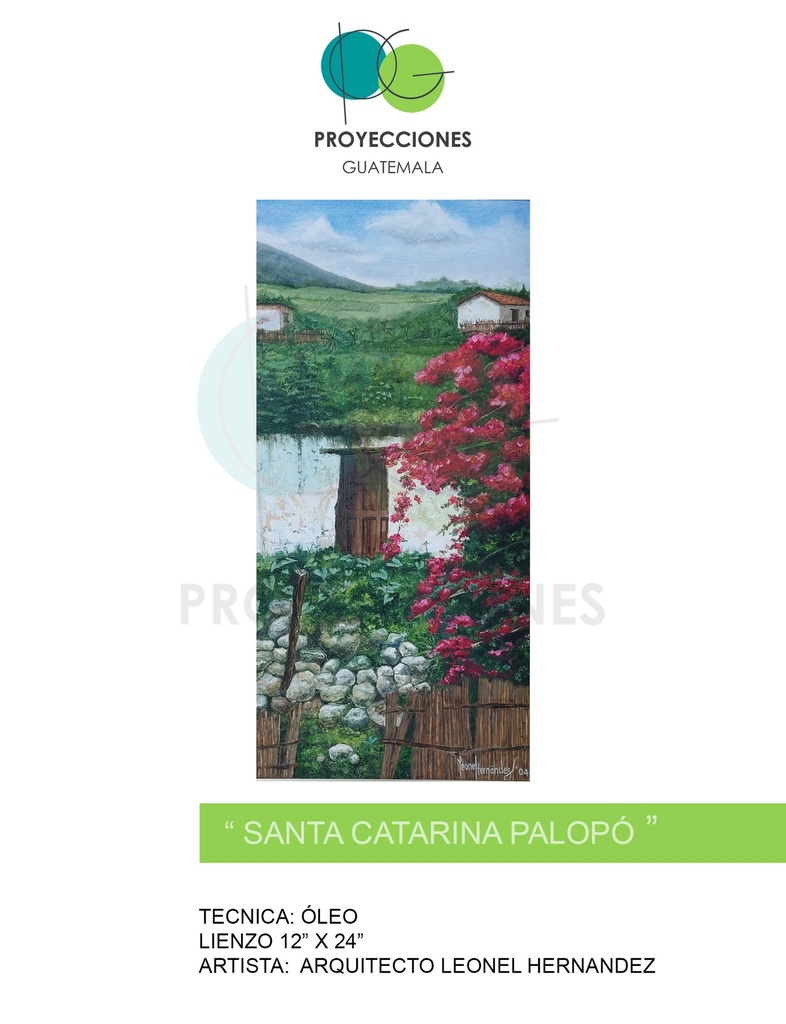 Pintura: Santa Catarina Palopó