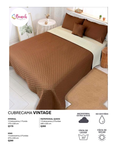 Cubrecama Vintage