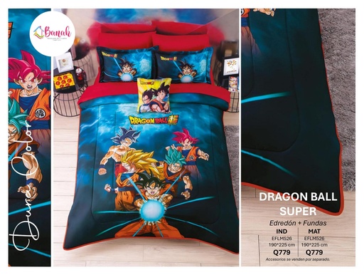 Edredón Dragon Ball Super +Fundas