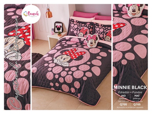 Edredón Minnie Black +Fundas