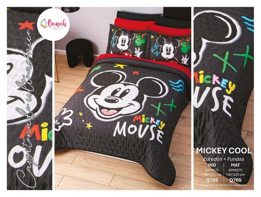 Edredón Mickey Cool +Fundas