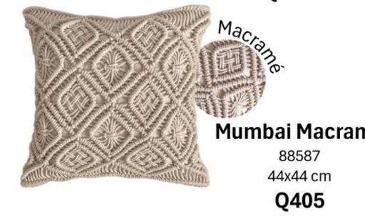 Cojín Mumbai Macrame