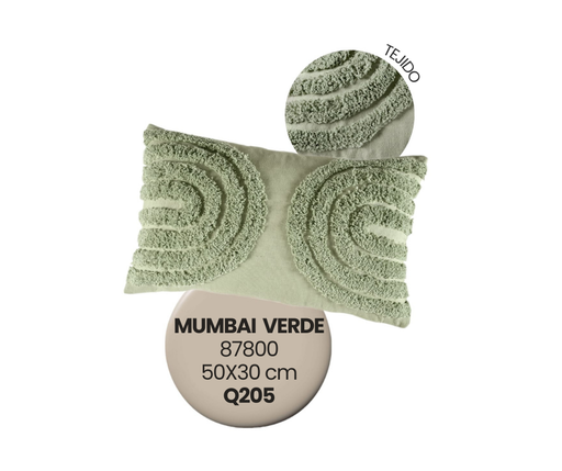 Cojín Mumbai Verde