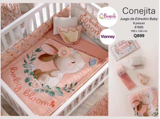 Juego de Edredón Baby Conejita