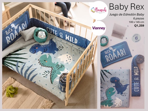 Juego De Edredón Baby Rex