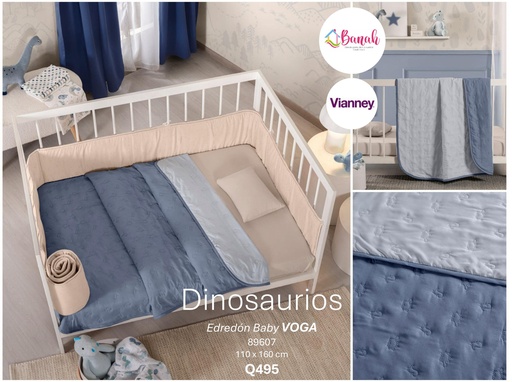 Edredón Baby Voga Dinosaurios