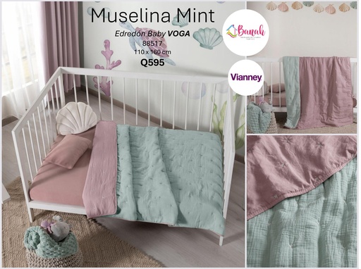 Edredón Baby Voga Muselina Mint