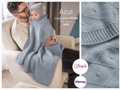 Cobija Baby Voga Azul
