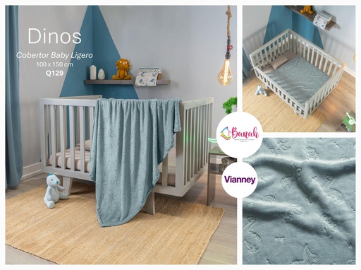 Cobertor Baby Ligero Dinos