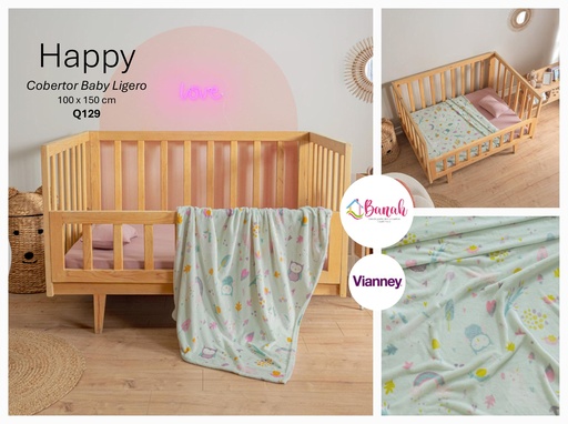 Cobertor Baby Ligero Happy
