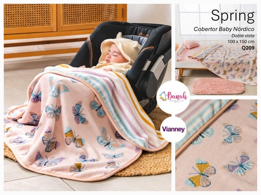 Cobertor Baby Nórdico Spring