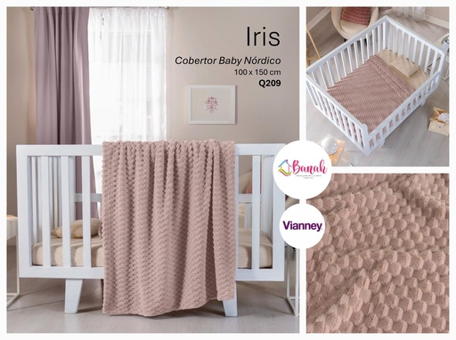 Cobertor Baby Nórdico Iris
