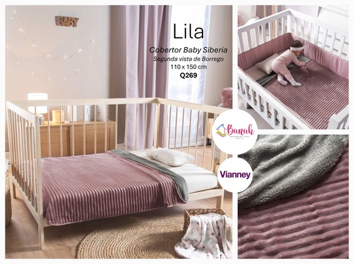 Cobertor Baby Siberia Lila