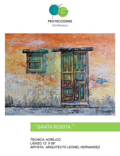 Pintura: Santa Rosita